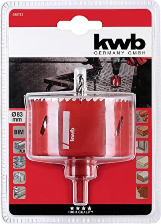 KWB Bi-Metal Panç 83 mm 6 Köşe Soket 49598783