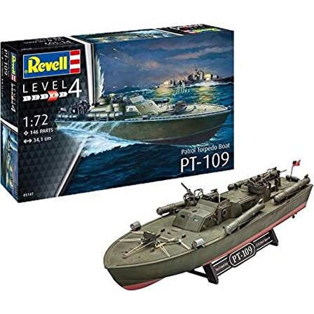 Revell Maket Seti Patrol Torpedo Boat PT-109 65147 1:72