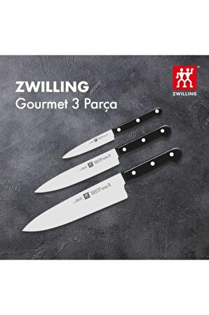Zwilling 361300030 Gourmet Et Bıçağı Seti 3'lü Siyah 