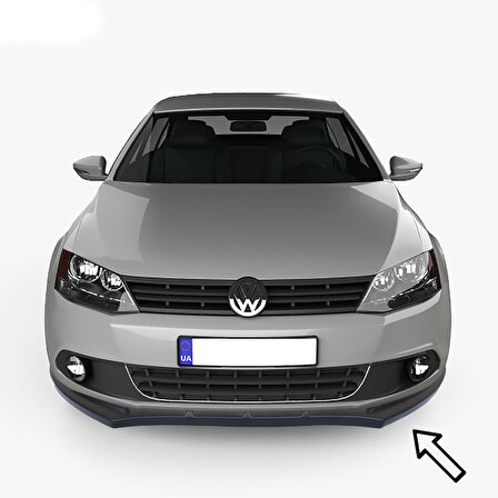 ESA Volkswagen Jetta 2010-2015 Siyah Ön Tampon Eki Lip ABS