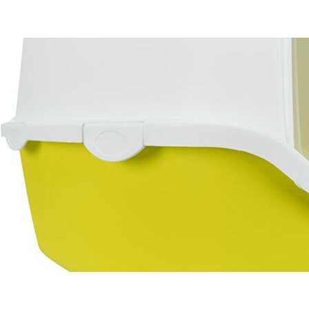 Trixie Kedi Kapalı Tuvaleti 40x40x56 Cm Lime Sarı/Beyaz
