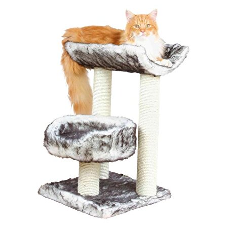 Trixie Kedi Tırmalama ve Yatağı 62 Cm Siyah/Beyaz