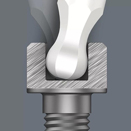 Wera 2052 Top Baş Alyan 7/64"x60mm Tornavida 05118106001