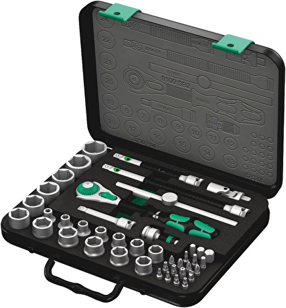 Wera 8100 SB 2 Cırcır Zyklop Karma Seti 3/8" 05003594001