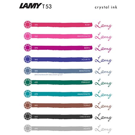 LAMY T53 MÜREKKEP (RUBY) 30ML 