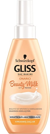 Schwarzkopf Gliss Saç Bakımı Onarıcı Beauty Milk Süt Proteini 150 Ml. (Yıpranmış Saçlar)