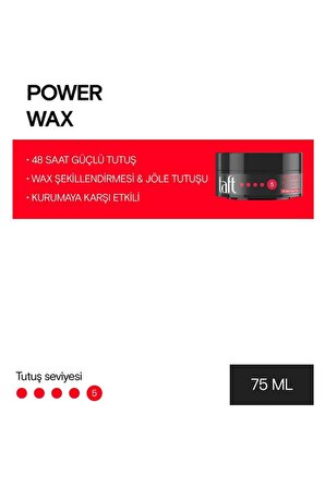 Schwarzkopf Taft Power Şekillendirici Wax 75 Ml Mega Güçlü 5 Numara