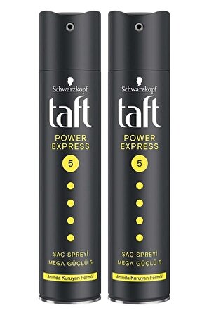 Taft Power Express Mega Güçlü Saç Spreyi 250ml 2ADET