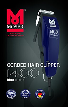 Moser 1406-0452 Kuru Saç Kesme Makinesi