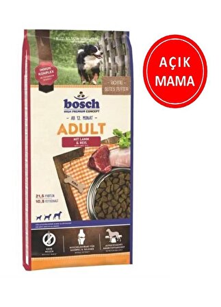 Bosch Tahılsız Adult Lamb Kuzu Etli Köpek Maması 1 Kg AÇIK