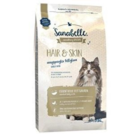 Sanabelle Hair Skin Tüy Sağlığı Tahılsız Kedi Maması 2 Kg