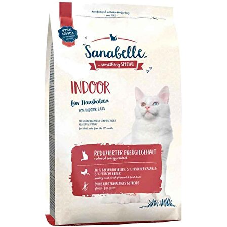 Sanabelle Indoor Ev Kedileri için Kedi Maması 10 Kg