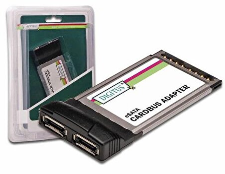 Digitus DS-32101-1 2 Port eSATA Serial ATA1 PCMCIA Kartı