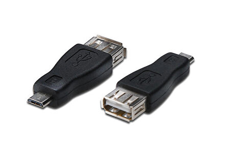 Digitus AK-300507-000-S USB to micro USB Erkek-Dişi USB 2.0 Dönüştürücü
