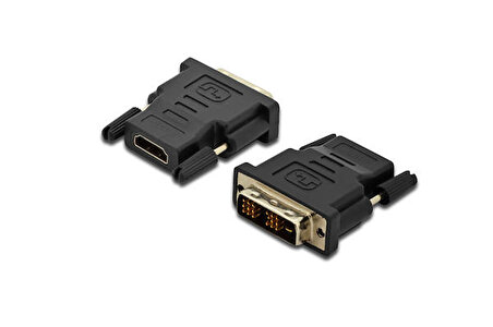 Digitus AK-320500-000-S HDMI to DVI-D 18+1 Dişi-Erkek Dönüştürücü Adaptör