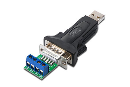Digitus DA-70157 USB 2.0 to R485 Erkek-Klemens 0.80cm Kablolu Çevirici Adaptör