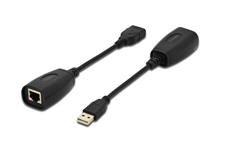 Digitus DA-70139-2 45 Mt USB 1.1 to Ethernet RJ45 CAT6/CAT5E USB Mesafa Uzatma Adaptörü