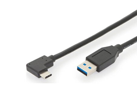 Dıgıtus USB Type-C Bağlantı Kablosu, Gen2, Type- 90°den Aya