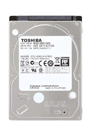 Toshiba MQ01ABD100H Sata 3.0 2.5 inç 1 TB Harddisk