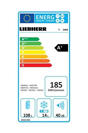 Liebherr T1404 Tek Kapılı No Frost Buzdolabı