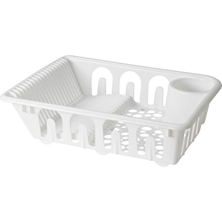 IKEA Flundra Plasti̇k Bulaşiklik Beyaz Bulaşik Sepeti̇