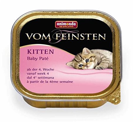 Animonda Vom Feinsten Kitten Baby Pate Karışık Etli Yavru Yaş Kedi Maması 100 Gr