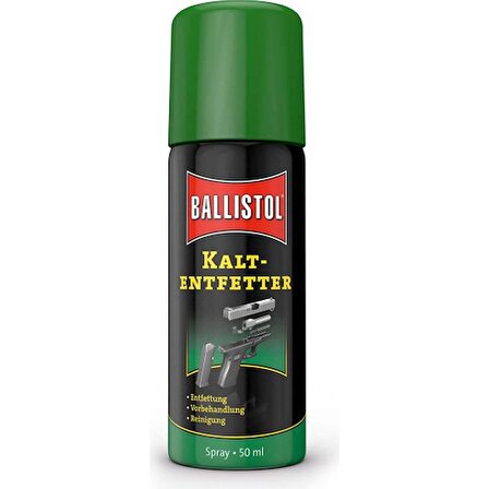 Ballistol Cold Degreaser Sprey Yağ Çözücü 50ML