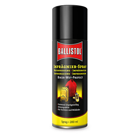 Ballistol Biker-Wet-Protect 200ml Kir ve Su Geçirmezlik Spreyi