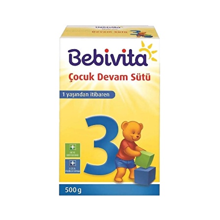 Bebivita Devam Sütü 3 500 Gr. (6'lı)