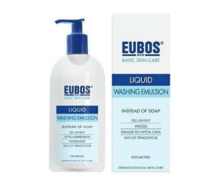 Eubos Sıvı Cilt Temizleyici Parfümsüz Mavi 400 Ml