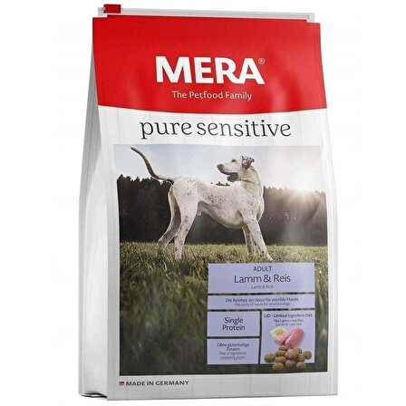 Mera Pure Sensitive Lamb Rice Kuzulu Yetişkin Köpek Maması 12.5 Kg