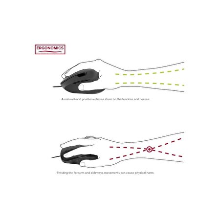 Speedlink Pıavo Ergonomik Dikey Mouse - Wifi SL-630019-RRBK