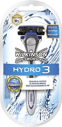 Wilkinson Sword Hydro 3 Tekli 3 Bıçaklı Tüm Cilt Tipleri İçin Manuel Tıraş Makinesi 
