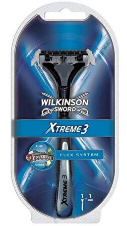 Wilkinson Sword Xtreme 3 3 Bıçaklı Tüm Cilt Tipleri İçin Manuel Tıraş Makinesi 