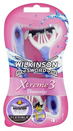 Wılkınson Sword Xtreme3 Beauty Kadın Tıraş Bıçağı 4 Lü