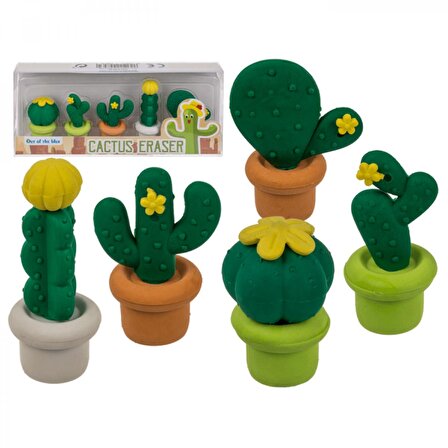 CACTUS ERASER Kaktüs Silgi Seti