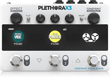 tc electronic Plethora X3 TonePrint Multi-FX Pedalboard Gitar Prosesör