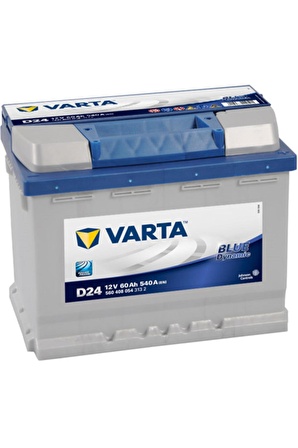 Varta Akü 12V 60 Ah Amper D24 540A