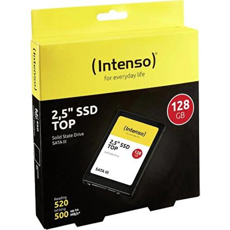 Intenso 2.5 İnç 128 GB Sata 500 MB/s 520 MB/s SSD 