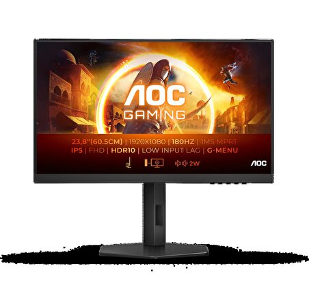 AOC 27" 27G4X 180Hz 0.5ms Adaptive Sync Pivot IPS Gaming Monitör