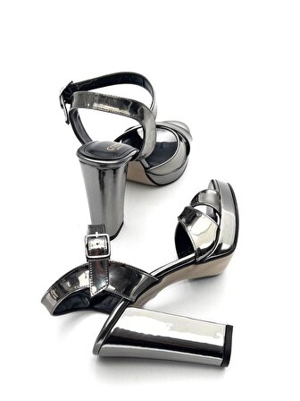 Goldstep 501 Kadın Çapraz 12cm Platform Topuk Açık Ayakkabı