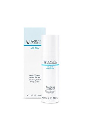 Janssen Cosmetics Xpress Tüm Cilt Tipleri İçin Su Bazlı Yağsız Nemlendirici Yüz Bakım Serumu 30 ml