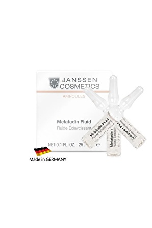 Janssen Cosmetics Melafadin Fluide Tüm Cilt Tipleri İçin Su Bazlı Yağsız Nemlendirici Yüz Bakım Serumu 6 ml