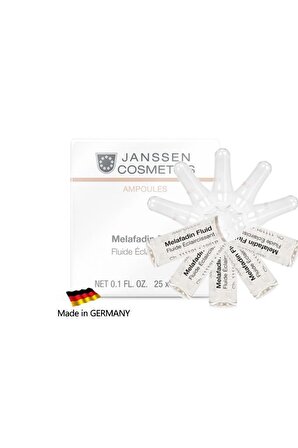 Janssen Cosmetics Melafadin Fluide Tüm Cilt Tipleri İçin Su Bazlı Yağsız Nemlendirici Yüz Bakım Serumu 10 ml
