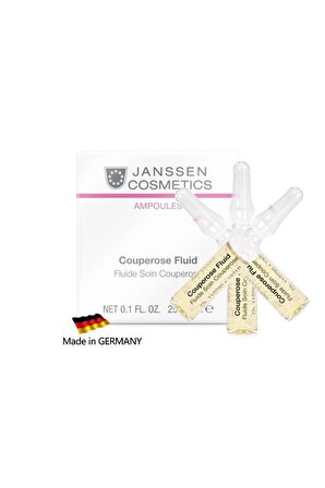 Janssen Cosmetics Couperose Tüm Cilt Tipleri İçin Su Bazlı Yağsız Nemlendirici Yüz Bakım Ampulü 3 x 2 ml