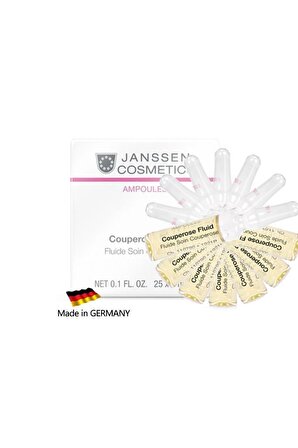 Janssen Cosmetics Couperose Tüm Cilt Tipleri İçin Su Bazlı Yağsız Nemlendirici Yüz Bakım Ampulü 7 x 2 ml
