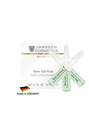 Janssen Cosmetics Stem Cell Fluid Yaşlanma Karşıtı Hyalüronik Asit 30 Yaş + Gece-Gündüz Yüz ve Boyun Ampul 3x2 ml 