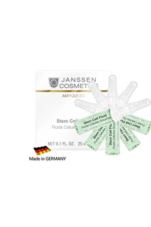 Janssen Cosmetics Stem Cell Fluid Yaşlanma Karşıtı Hyalüronik Asit 30 Yaş + Gece-Gündüz Yüz ve Boyun Ampul 5x2 ml 