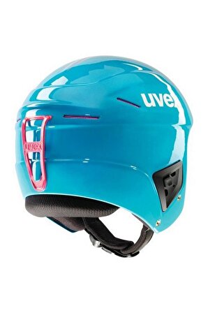 Uvex Helmet 5 Jun Race Cyan Çocuk Kask Pembe