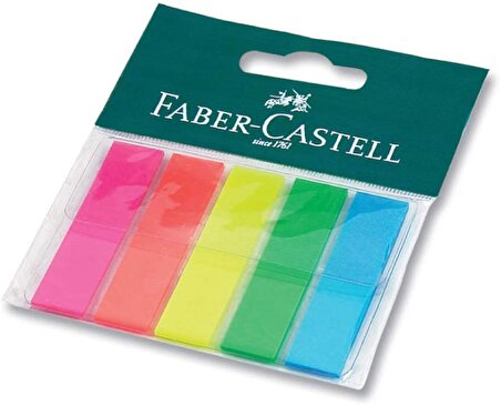 Faber Castell 5 Renk Page Marker (Film index)